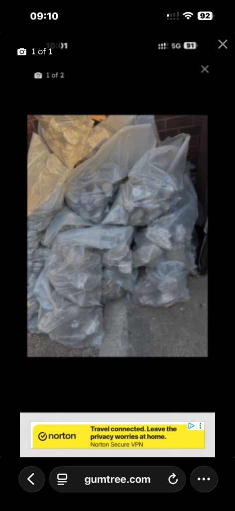 Free hardcore bagged hardcore concrete