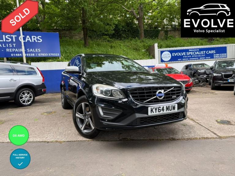 2014 Volvo XC60 2.4 D5 R-Design Lux Nav SUV 5dr Diesel Geartronic AWD Euro 5 (215 ps) SUV Diesel ...