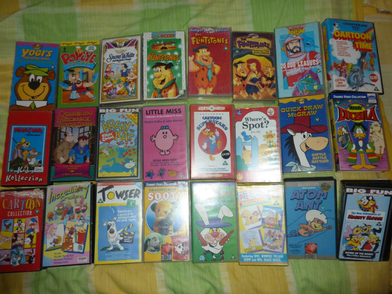 Children's VHS tapes