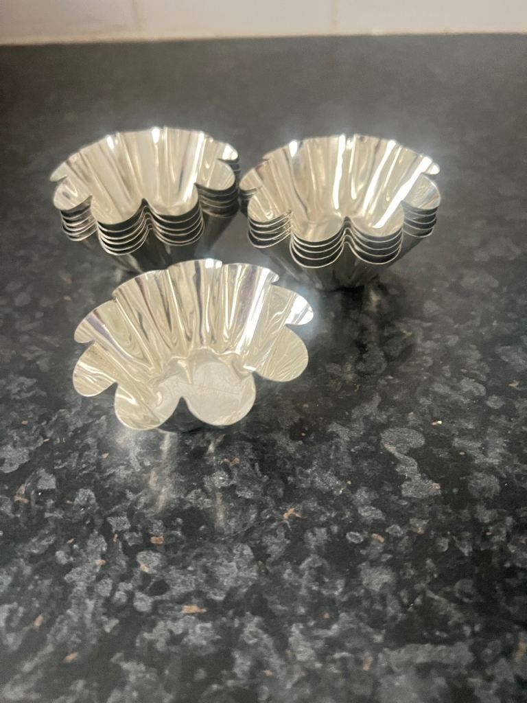 12 pack stainless steel egg tart mold