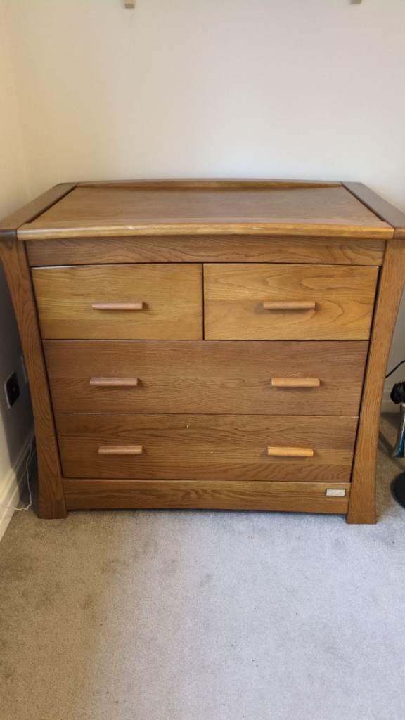 Mamas Papas solid oak nursery furniture 