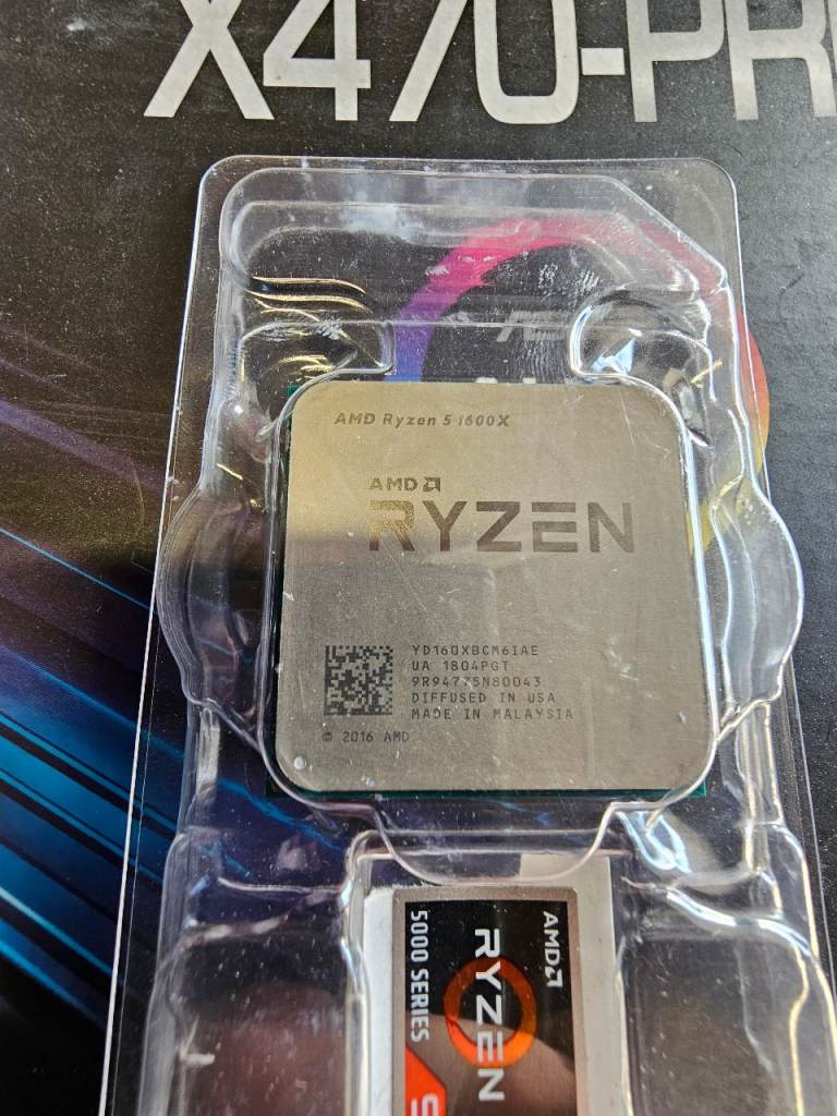 1x Ryzen 5 1600x CPU
