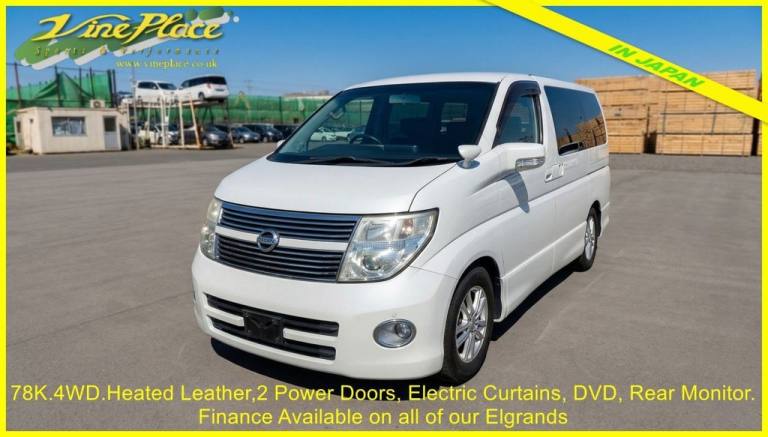 2009 Nissan Elgrand 3.5 4WD Highway Star Expresso Leather Premium Edition, Auto, 8 Seats 78K Mi M...