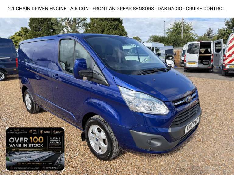 2015 Ford Transit Custom 2.2 TDCi 290 Limited Panel Van 5dr Diesel Manual L1 H1 (186 g/km, 123 bh...