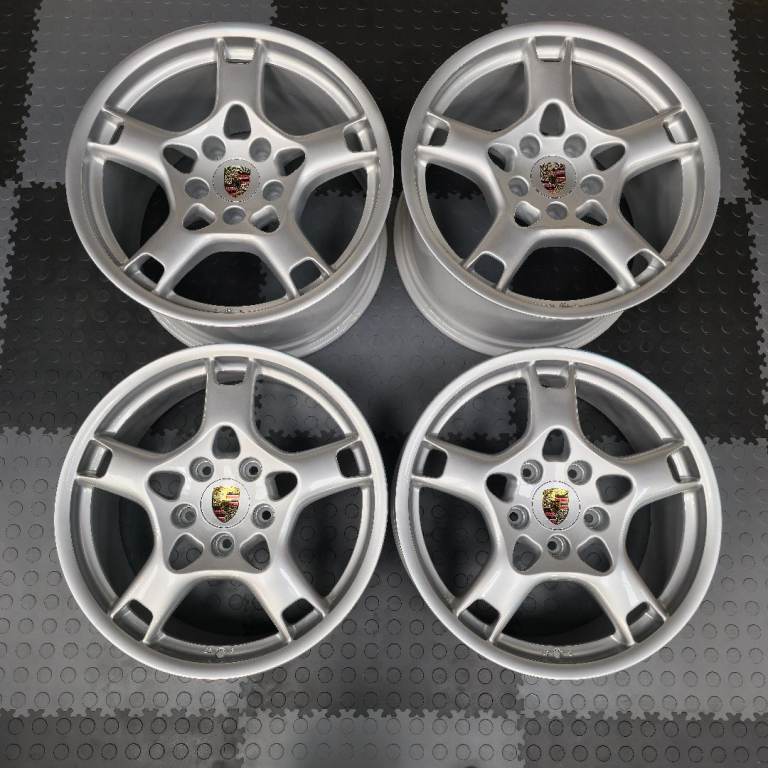 Genuine Porsche 19" Lobster Claw Alloy Wheels 911 997 Carrera 2 4