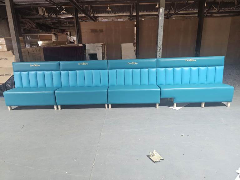 Restaurant Sofa Benches - Blue, As Good As New