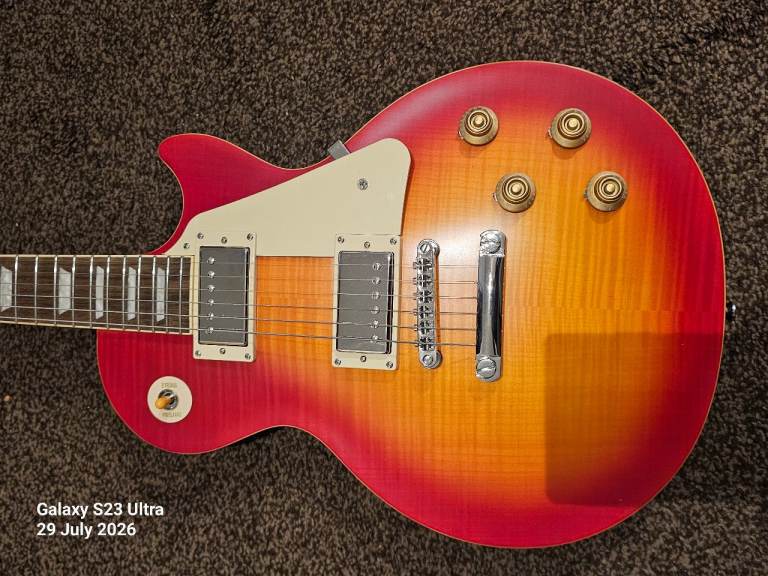 Epiphone 1959 Les Paul Standard Outfit Electric Guitar - Red/Orange Sunburst