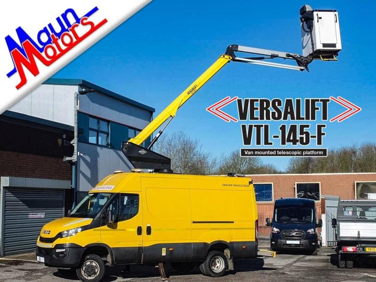 2020 Iveco Daily 50C18, 5.2t, 14m CHERRY PICKER Van with TOILET WC and Versalift