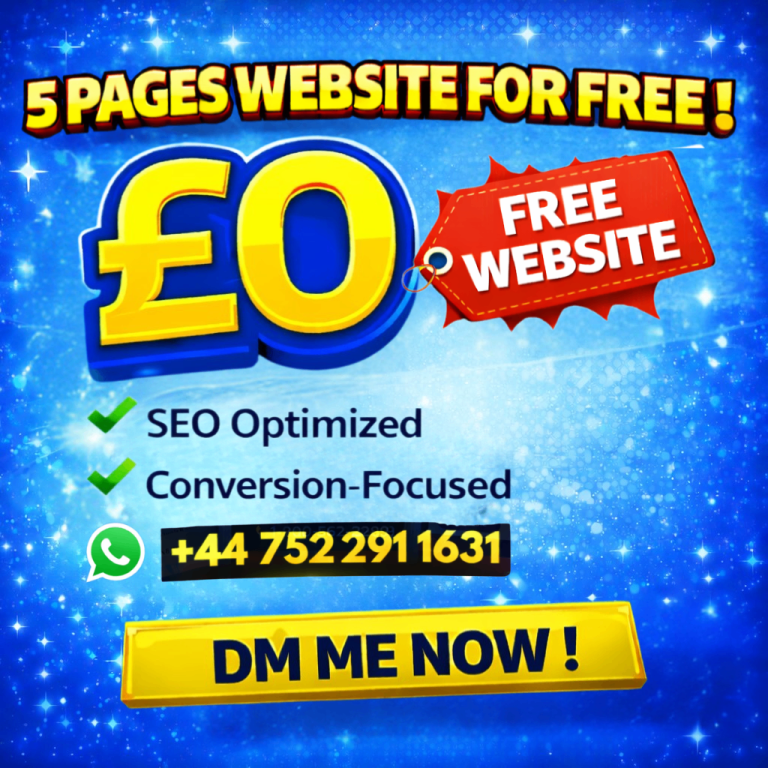 FREE WEBSITE (Read description) 