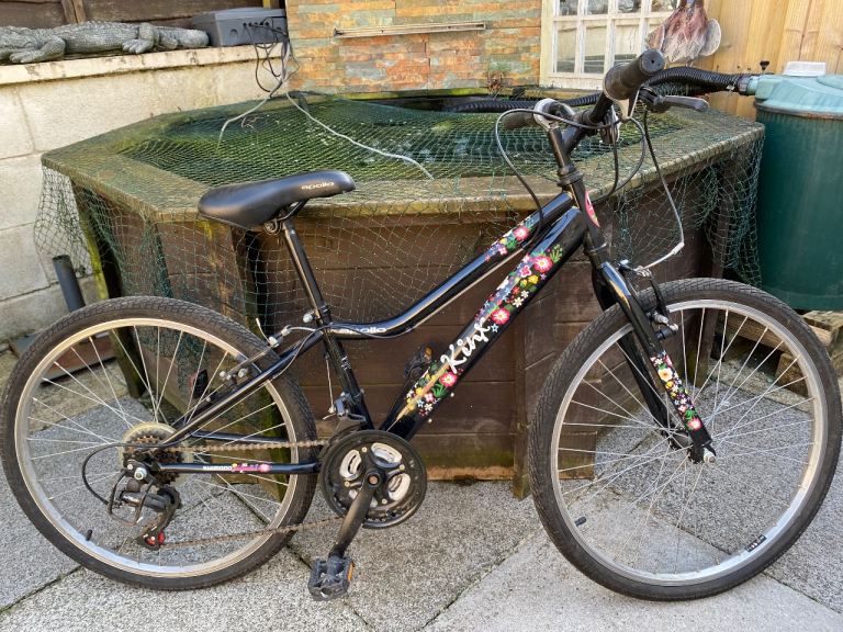 Apollo Kinx 24 Inch Girls Bike - Black, Good Condition
