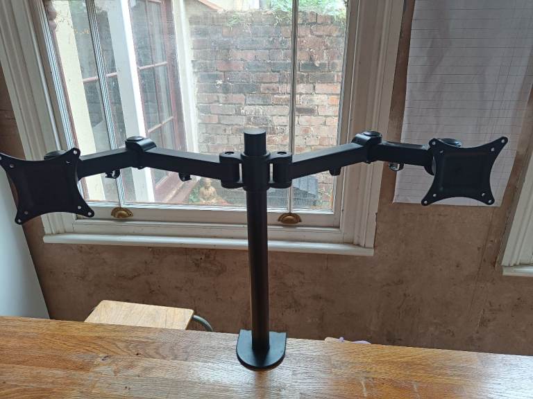 Heavy Duty Double Monitor Stand