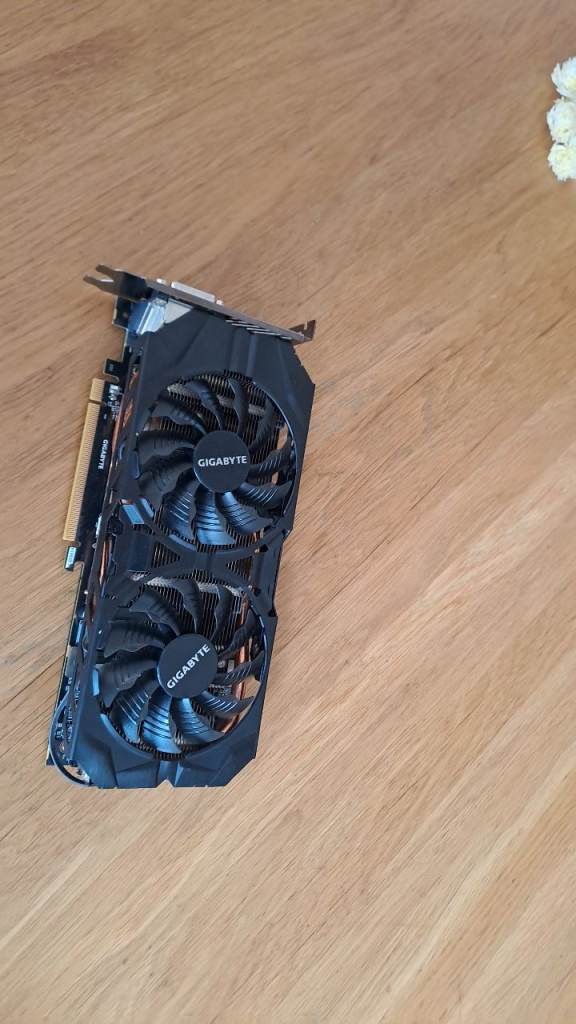Gaming Gigabyte Graphic card AMD Radeon, like Nvidia, Intel