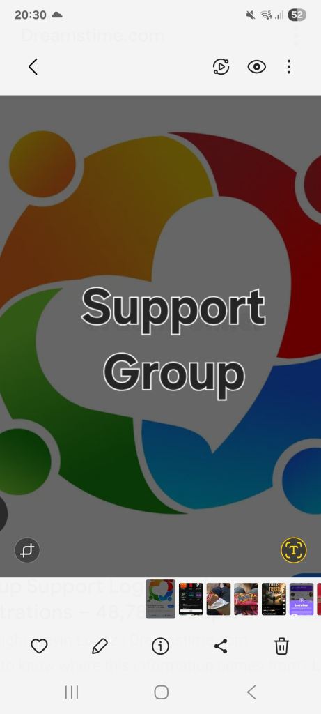 Online support group via discord 