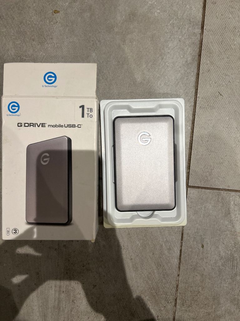 Like new G DRIVE Mobile USC one TBTO