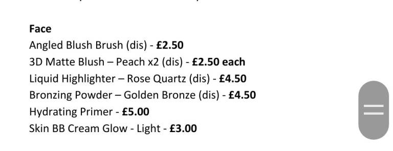 Avon current and discontinued items - all cheap