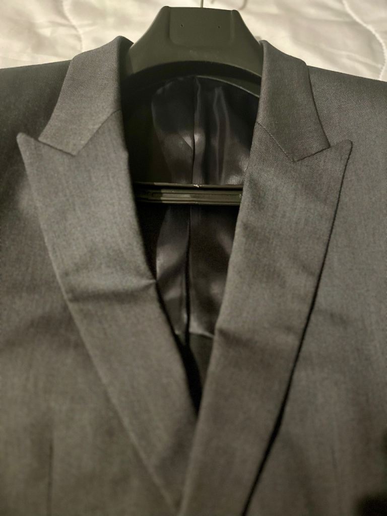 Zara Man Grey Suit Jacket and Trousers – Brand New with Tags