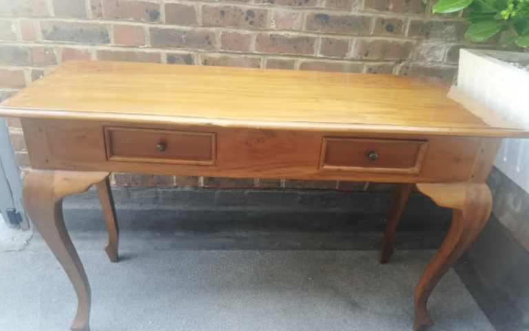 Beautiful antique mahogany desk/console table - £80 or reasonable offer