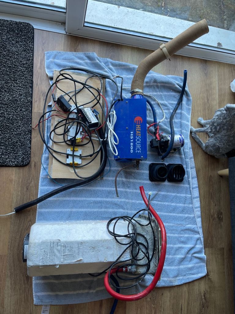 campervan/caravan heating and plumbing equipment
