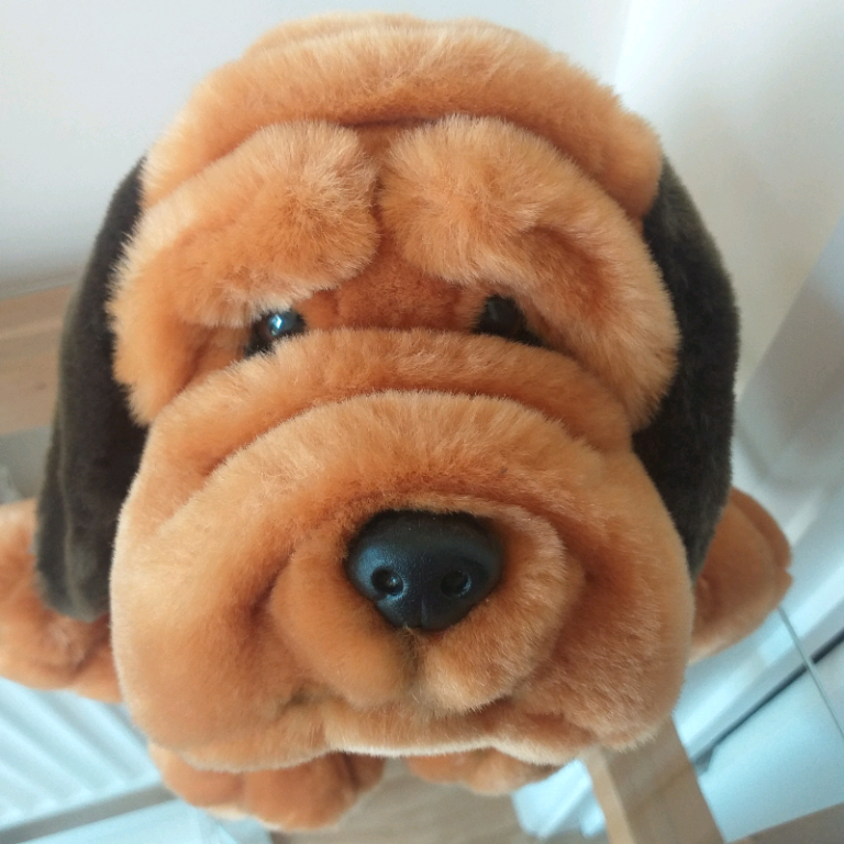 Brown & Tan Dog Soft Toy 