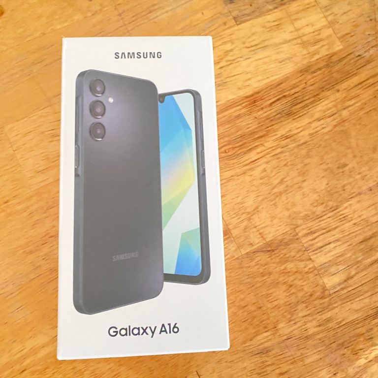 Samsung Galaxy A16 128GB Black Brand New Sealed Box Unopened Unlocked 