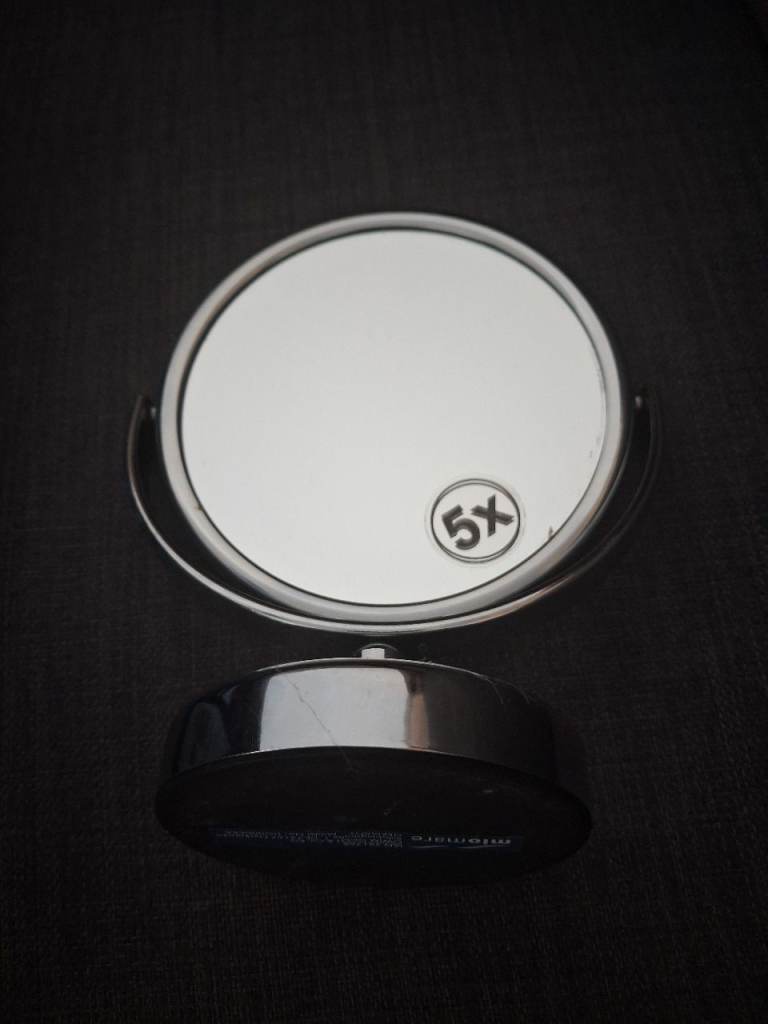 Miomare Tabletop Makeup Mirror (5x Magnification