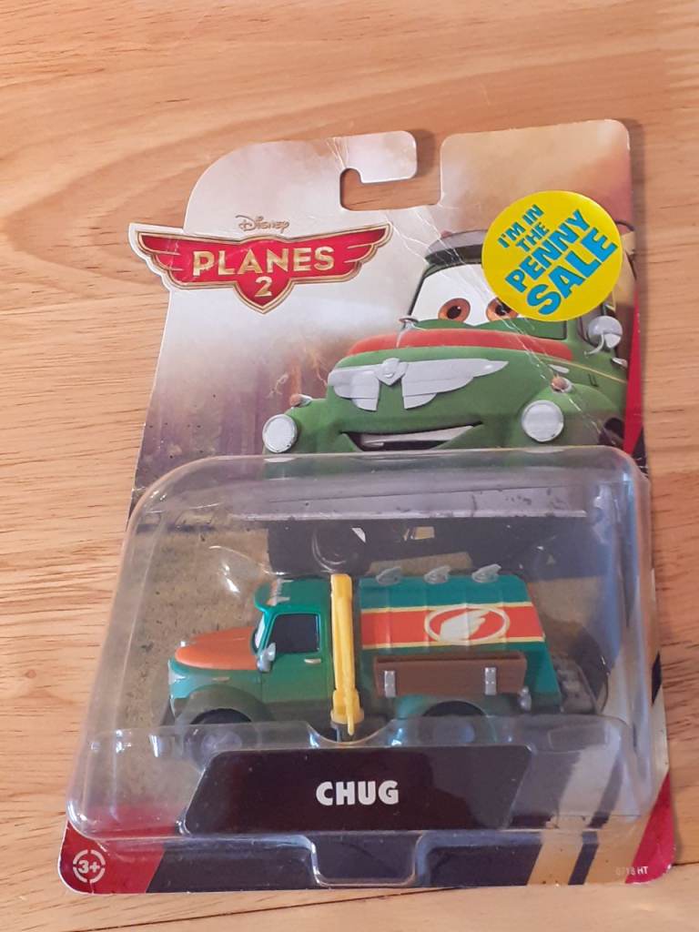 RARE CHUG  DISNEY PLANES 2 FILM VEHICLE TOY CAR Die Cast Vehicle Brand New 