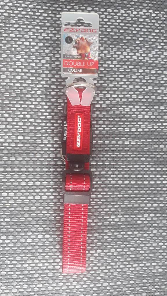 NEW Ezydog super strong double up dog collar 