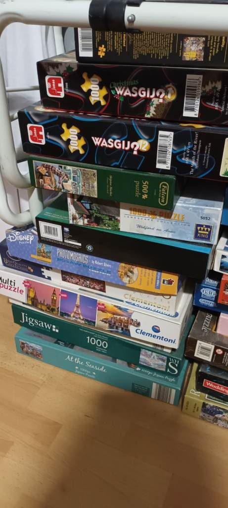   Jigsaws £2 each Kids ones £1 each 