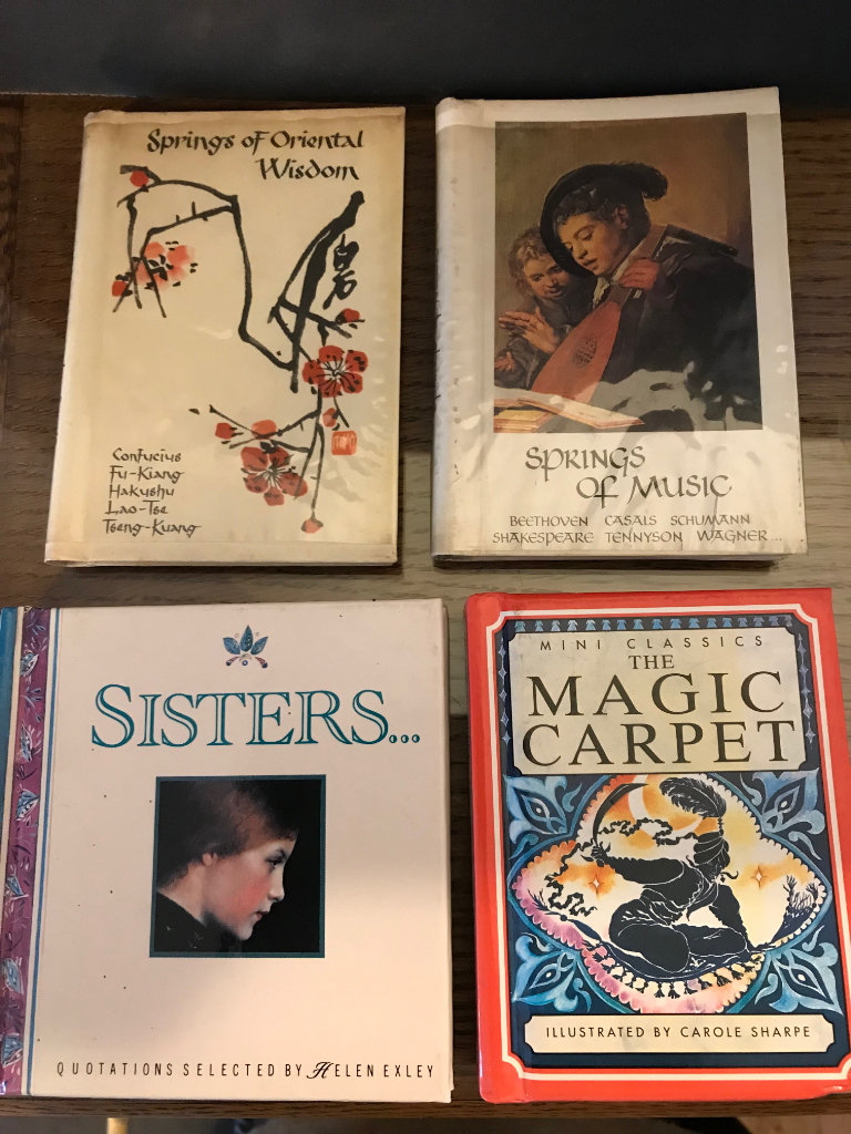 Two Vintage Books + Sisters + The Magic Carpet