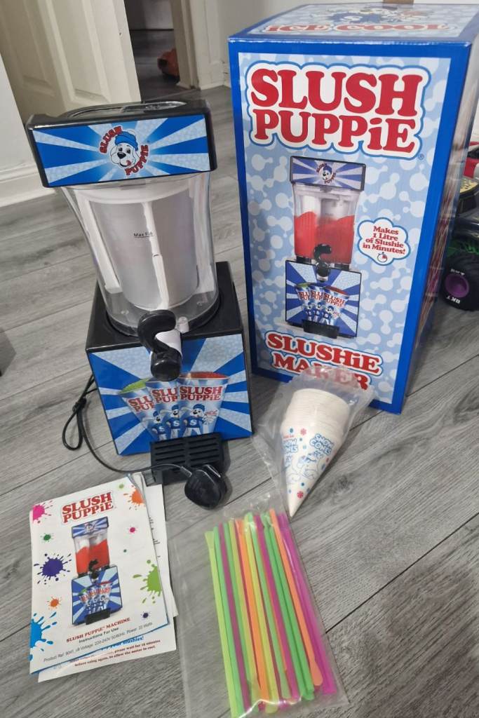 Slush Puppie Slushie Maker with Box and Accessories
