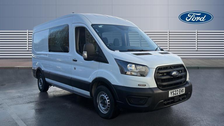 2022 Ford Transit 350 L3 Diesel Fwd 2.0 EcoBlue 130ps H2 Leader Double Cab Van Crew Bus Diesel Ma...