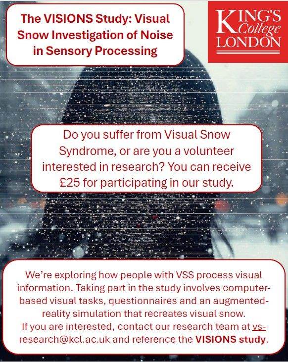 VISIONS Research Study Recruitment- King's College London