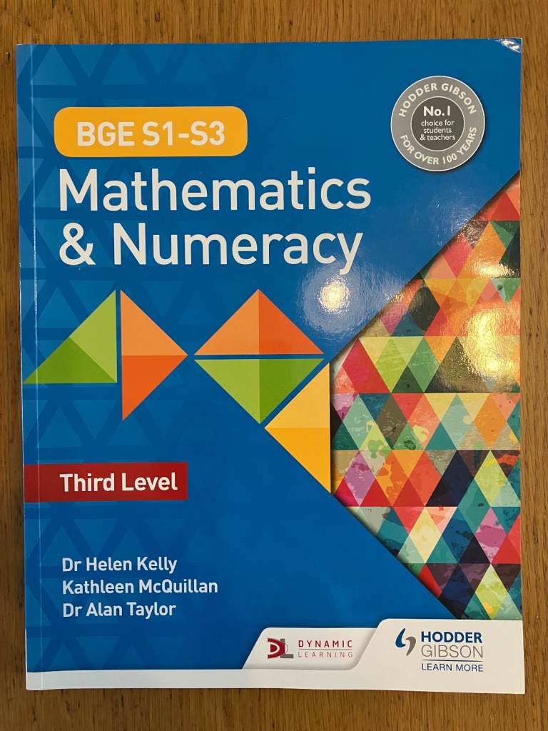 BGE S1–S3 Mathematics & Numeracy: Third Level (Hodder and Gibson)