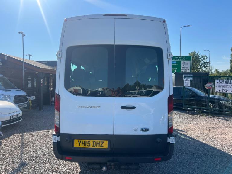 2015 Ford Transit 2.2 TDCi 125ps H3 17 Seater MINIBUS XLWB AIR CON EURO 6 Minibus Diesel Manual