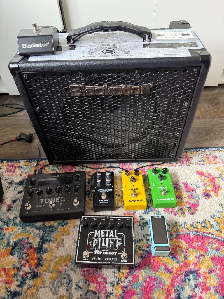 Blackstar HT-5 metal amp, Tonex pedal and other pedals