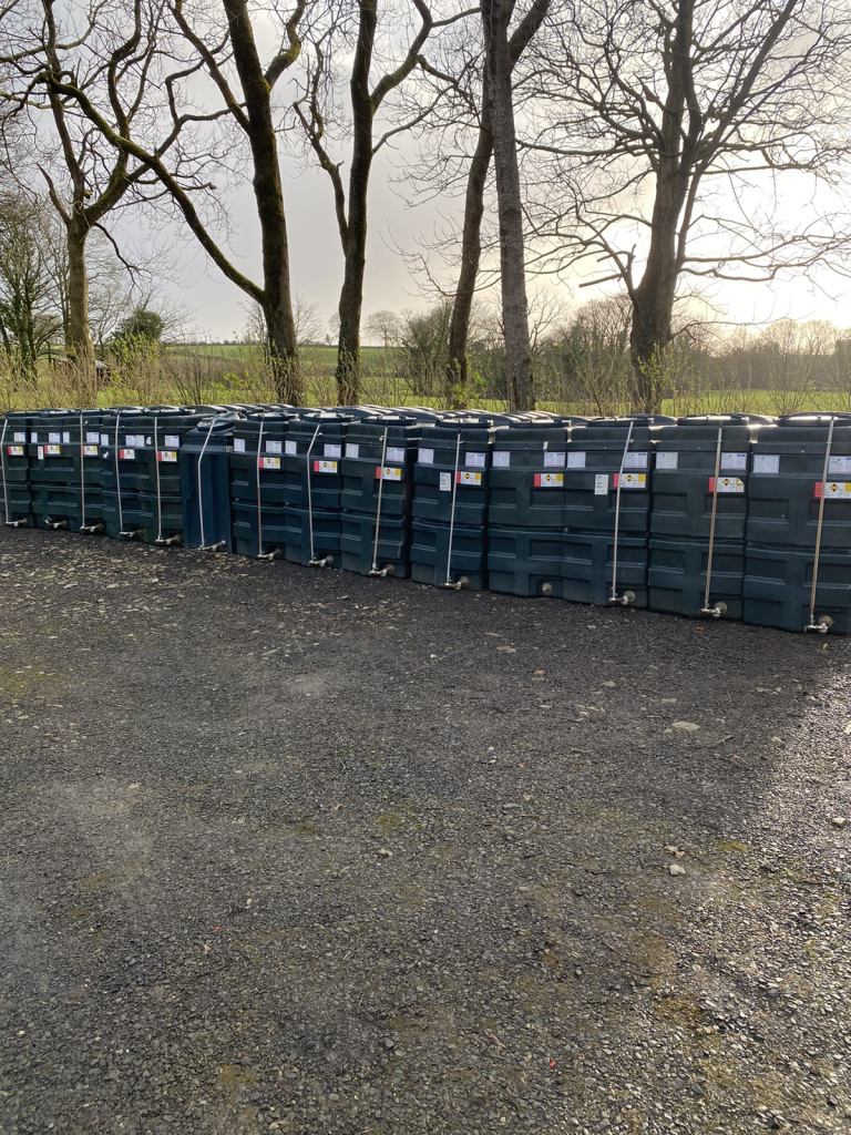 Bunded bonded oil tank