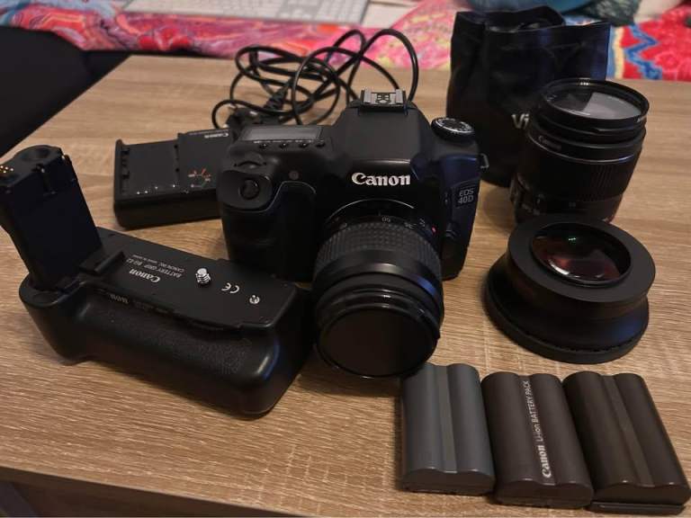 canon 40d Camera and  extras
