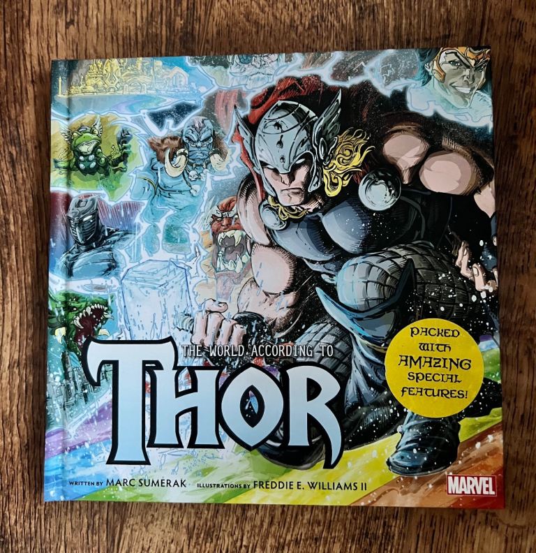 Marvel "The World According to Thor" Book – Good Condition