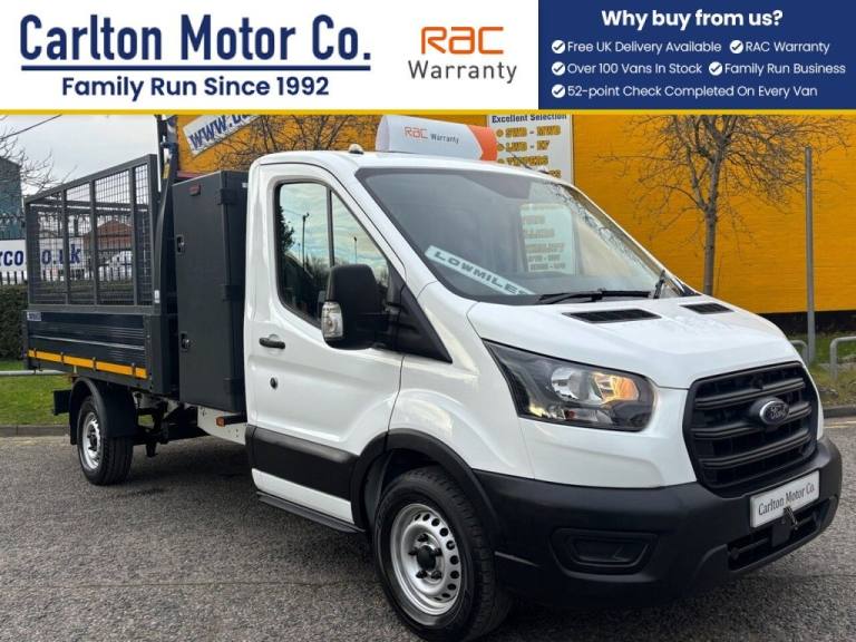 2022 Ford Transit 2.0 350 EcoBlue Leader C/Cab 2dr [ TIPPER -CAGED -POD TOOL BOX ] L3 Euro 6  Tip...