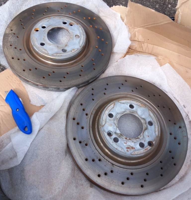 Pagid 54198HC Front Disc Set 330mm Mercedes