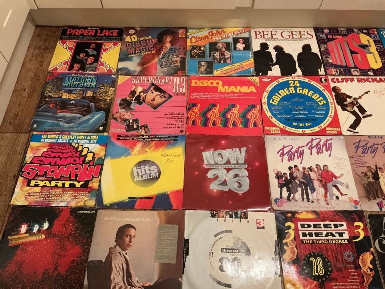 Vinyl album and 12” singles collection 
