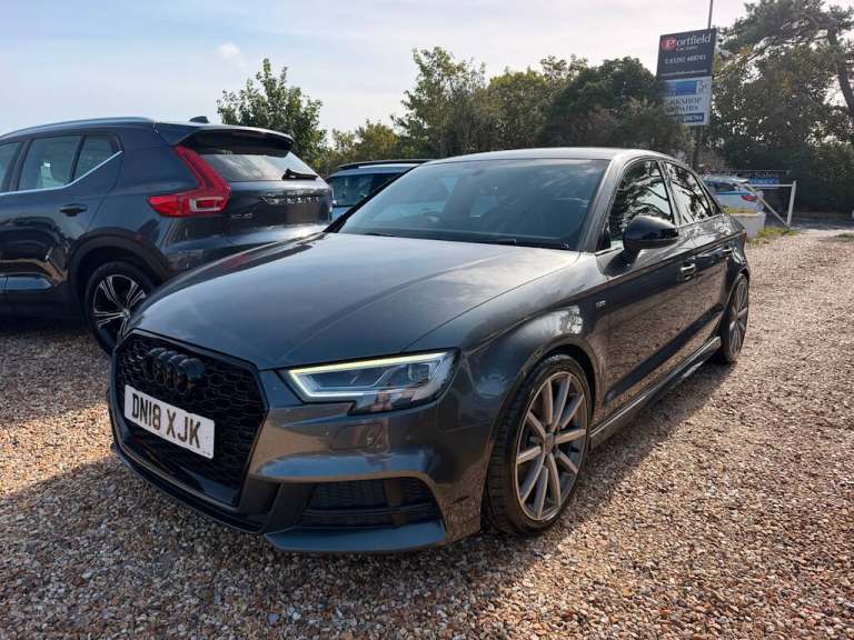 2018 Audi A3 TFSI S LINE BLACK EDITION Saloon Petrol Manual