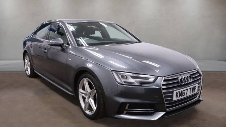 2017 Audi A4 2.0T FSI S Line 4dr S Tronic [Leather/Alc] SALOON PETROL Automatic