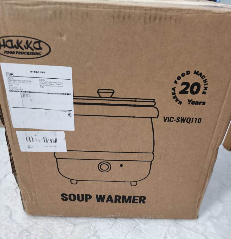 10 Litre electric soup/food warmer and soup kettle, commercial grade