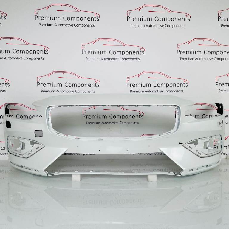 Volvo V60 S60 Front Bumper Genuine White 31690589 | 2018 - 2021 [ar115]