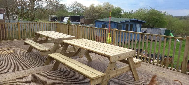 Heavy Duty Picnic Table / Outdoor Bench / BBQ / Treated Timber 