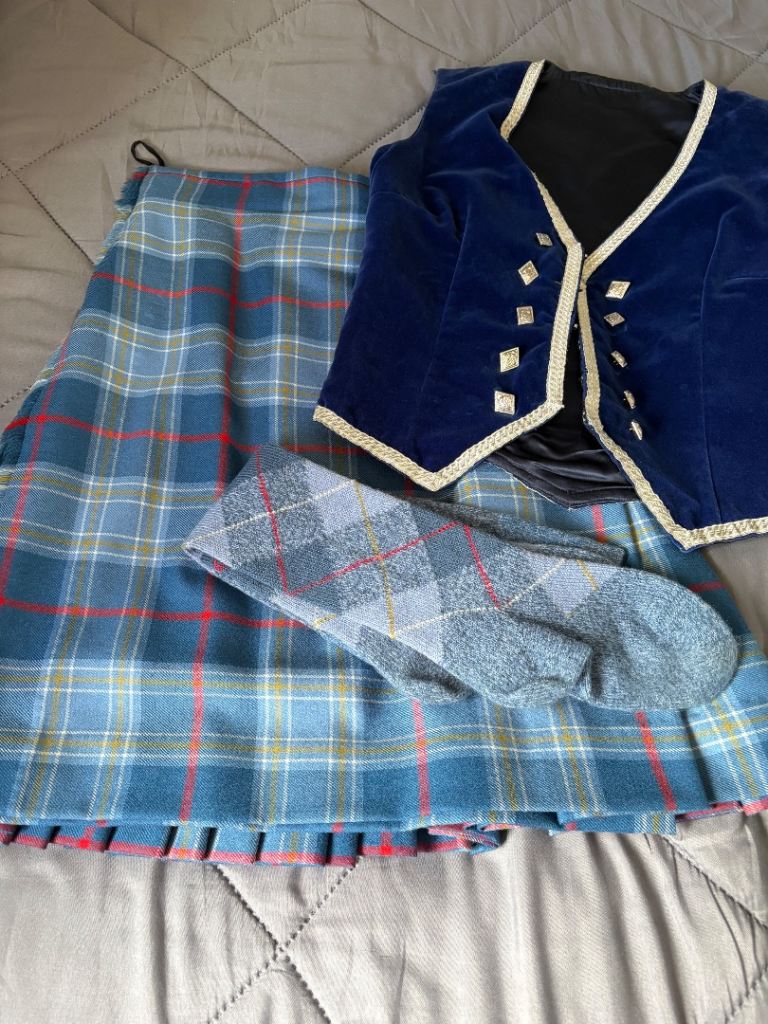 Kilt waistcoat and socks 