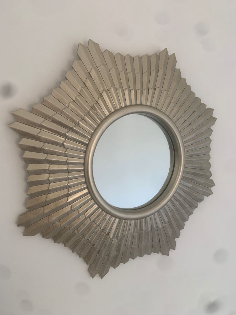 M&S Silver Sunburst Wall Mirror – Decorative Mirror