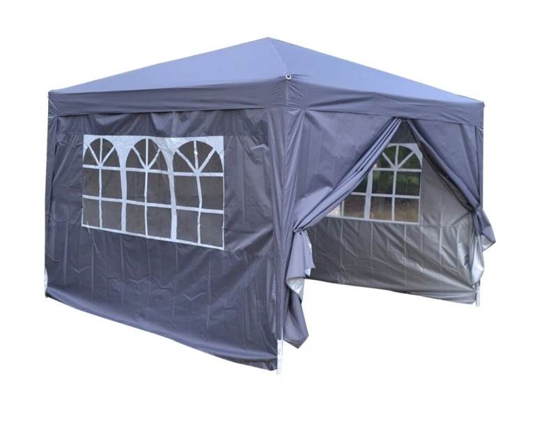 2.5Mx2.5m Pop Up Garden Gazebo Outdoor Party Tent Canopy With Sides