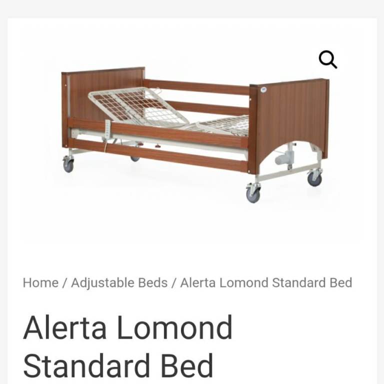 Single bed fully adjustable with air mattress